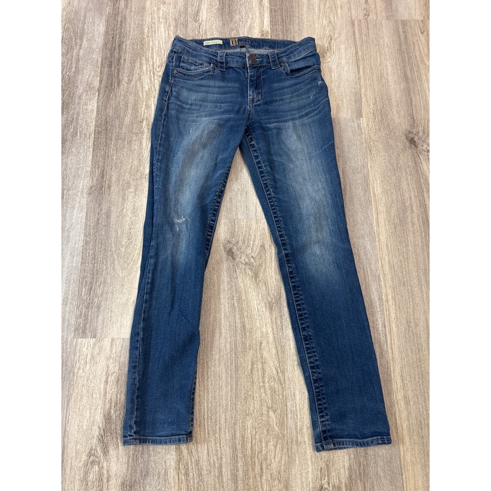 Kut‎ from the Kloth Sammie Straight Leg Jeans Women Size 4 Medium Wash